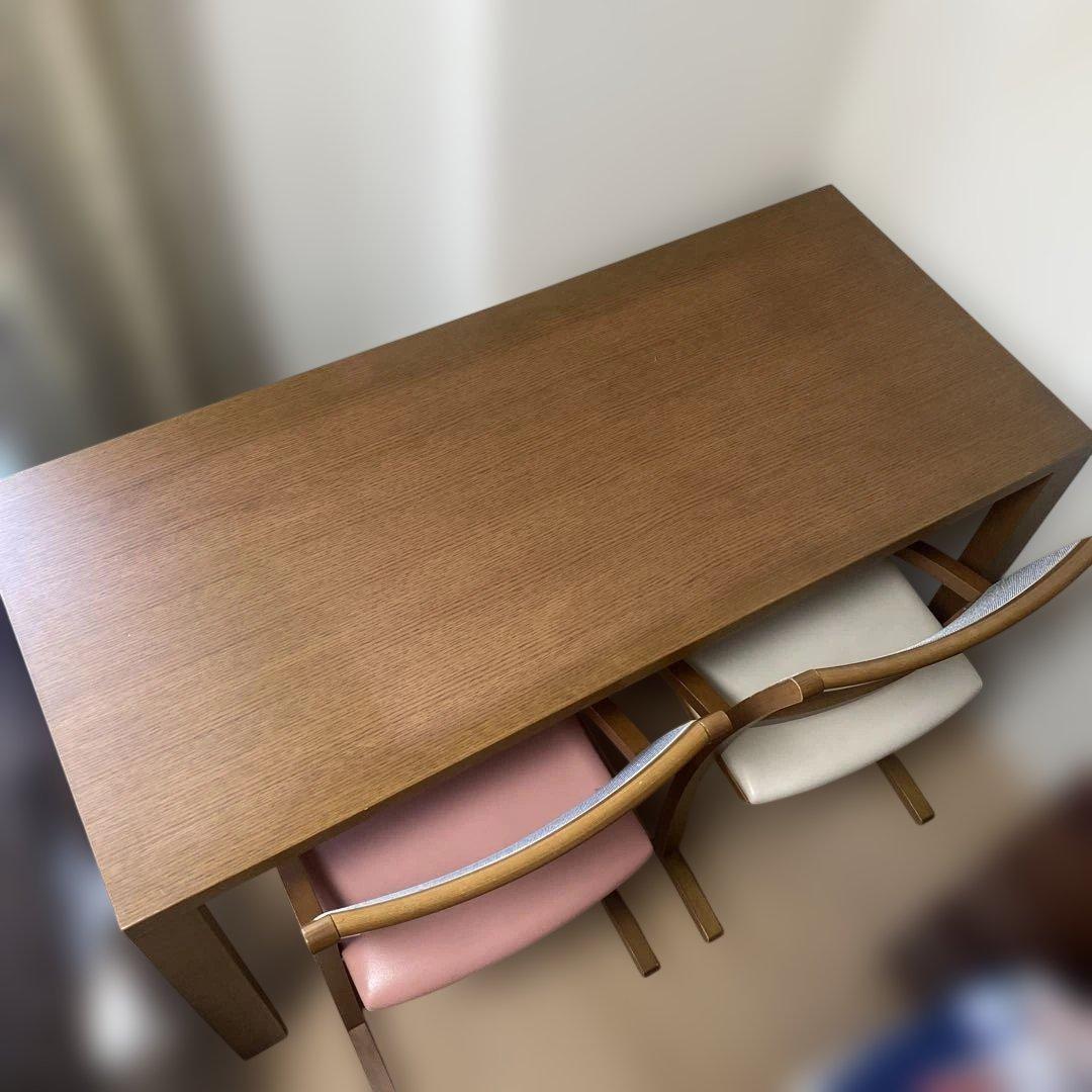 カリモク学習机ボナシェルタ幅広1350mm親子勉強