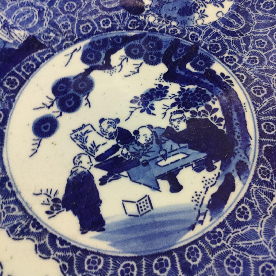 古伊万里一尺二寸の大皿(江戸時代後期物)