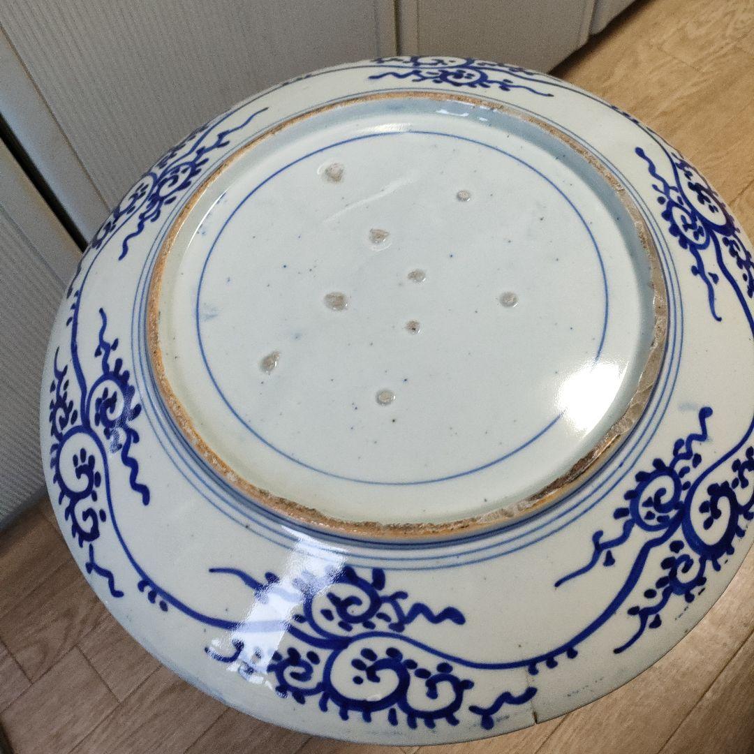 古伊万里一尺二寸の大皿(江戸時代後期物)