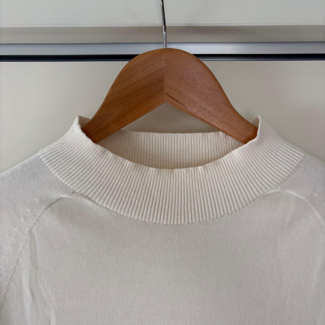 試着のみ 8gshoot 窪塚洋介 コットン モックネックニット ホワイト S