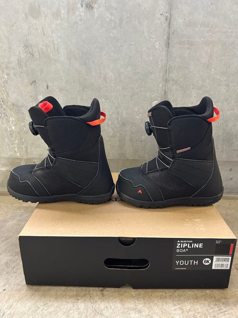 24cm キッズ Burton ジップライン BOA スノーボードブーツ