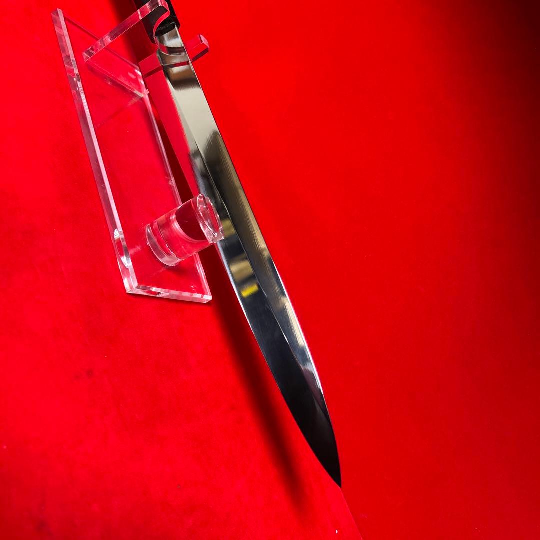 包丁　フグ引く　柳刃　尺　鏡面仕上げ　本刃付　切味抜群　箱付　未使用品