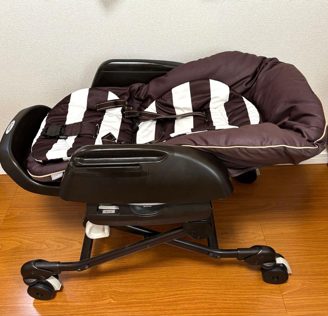 コンビ　ネムリラ　4キャス　AT 電動　オートスイング　ハイローチェア