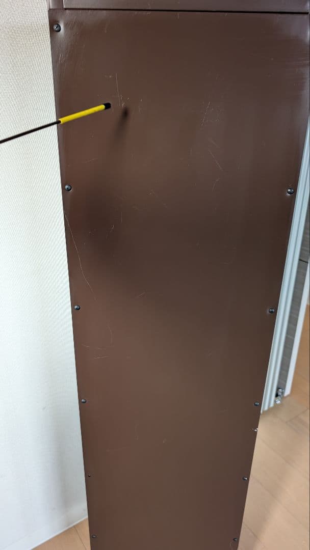 ダストボックス３段（３分別ゴミ箱）幅約34cm奥行約24.5cm高さ約127cm