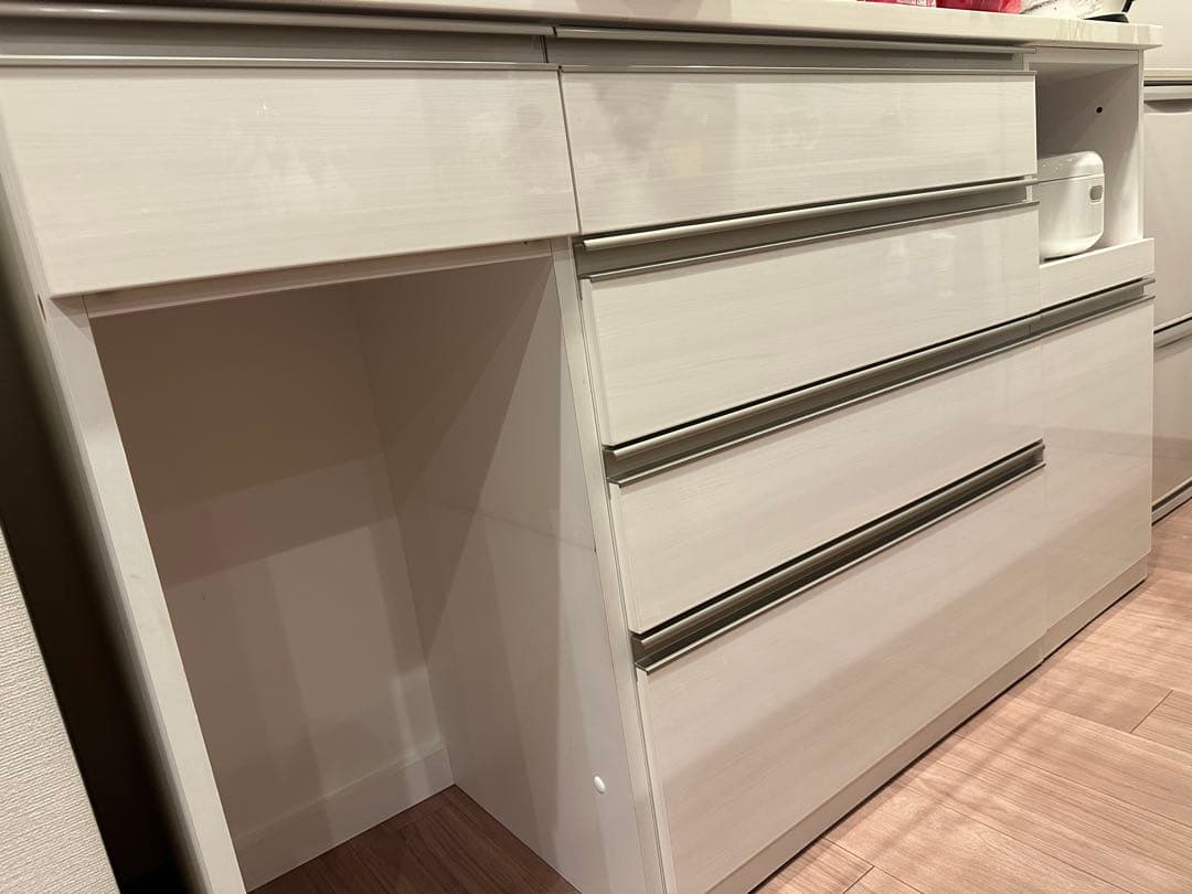 ニトリ　キッチンカウンター　キッチンボード　リガーレ