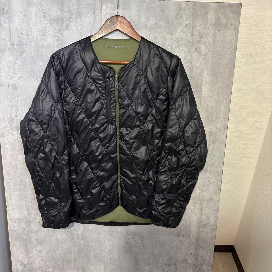 MAMMUT（マムート）セオンインカーディガン／ノーカラーダウンジャケット