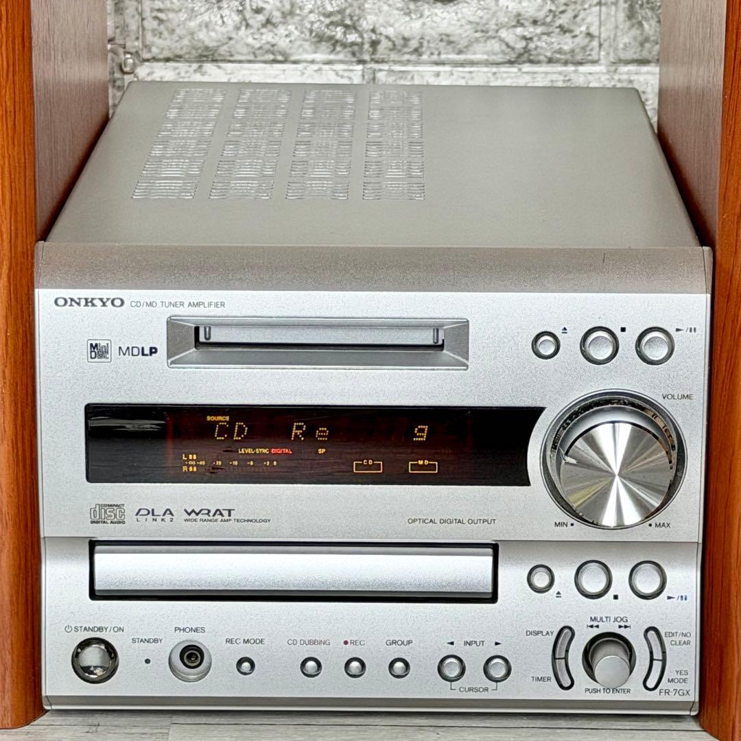 ONKYO「FR-7GX」CD・MD搭載ミニコンポ