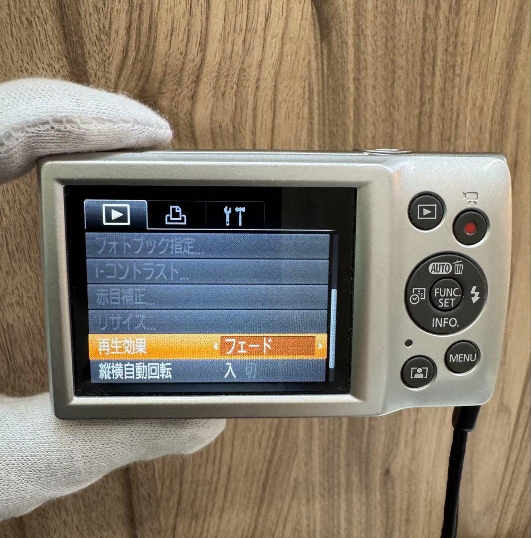 【外観美品】キャノン Canon IXY 200 デジカメ シルバー