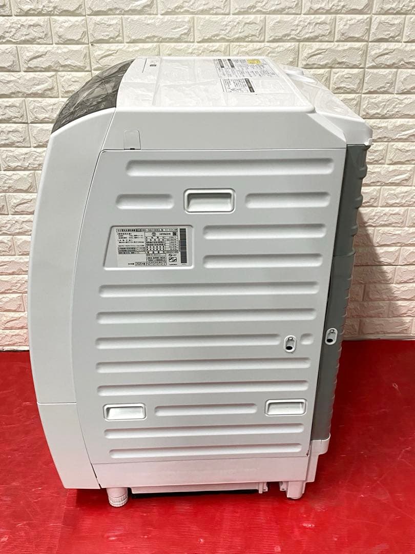 日立 ドラム　ビッグドラム 左開き ホワイト BD-SG100EL