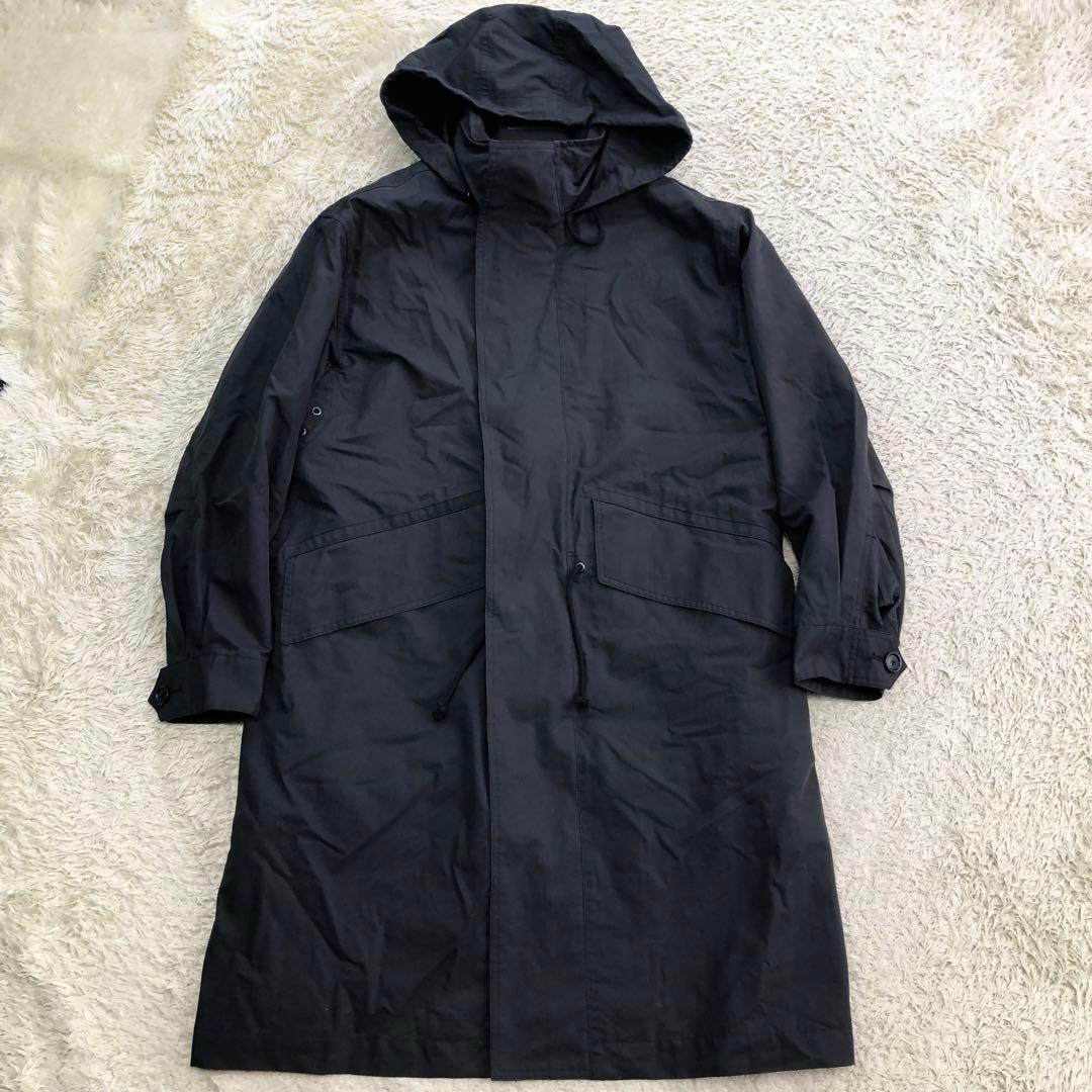 MHL モッズコート フード収納可 ライナー着脱可 Lサイズ ヴィンテージ加工