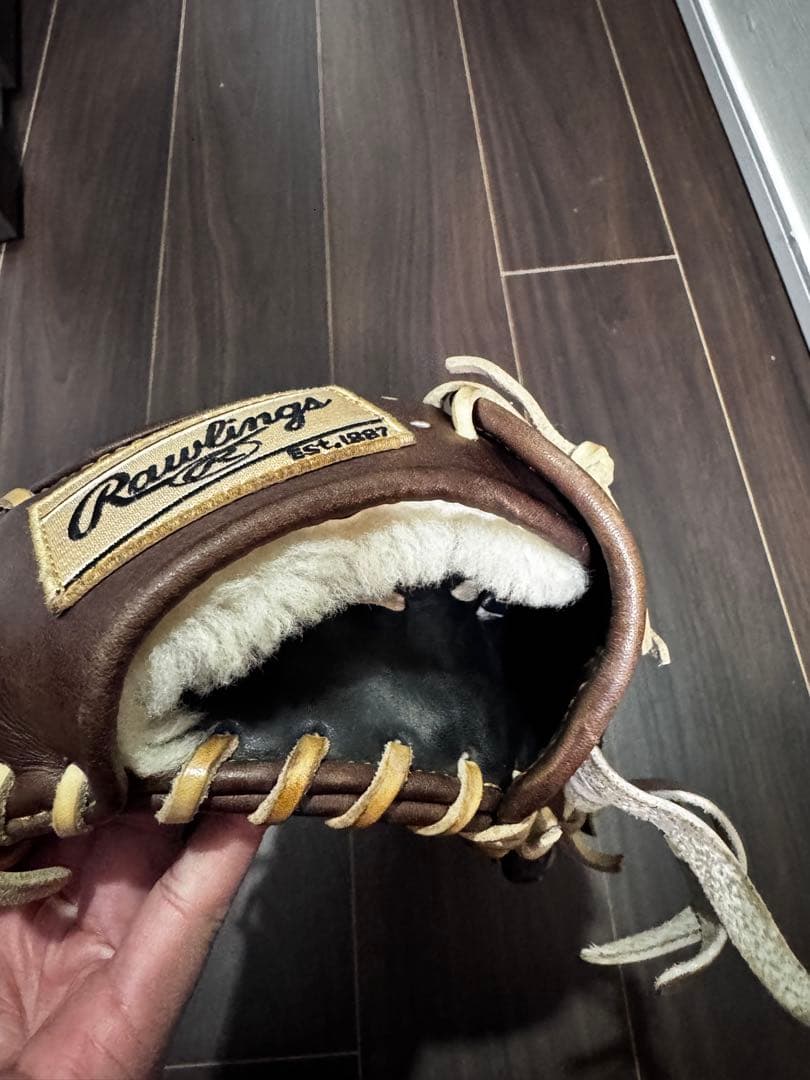 Rawlings ローリングス　軟式グローブ 黒/ベージュ