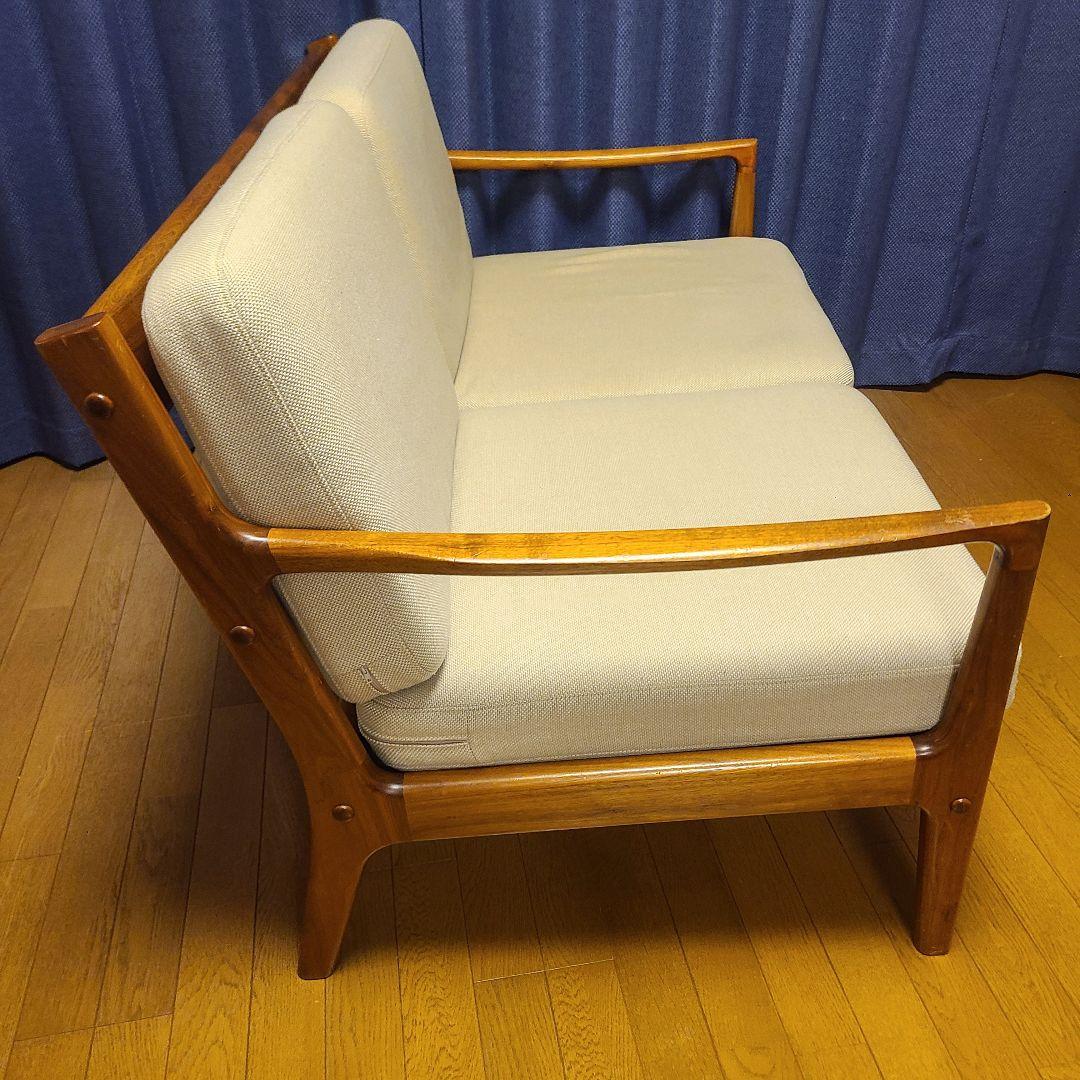 【引き取り優先】起立木工 ノルディ 2人掛けソファ IDC大塚家具 北欧