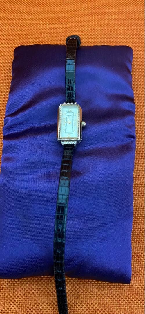 agete レディース 時計 ゴールド ブラック