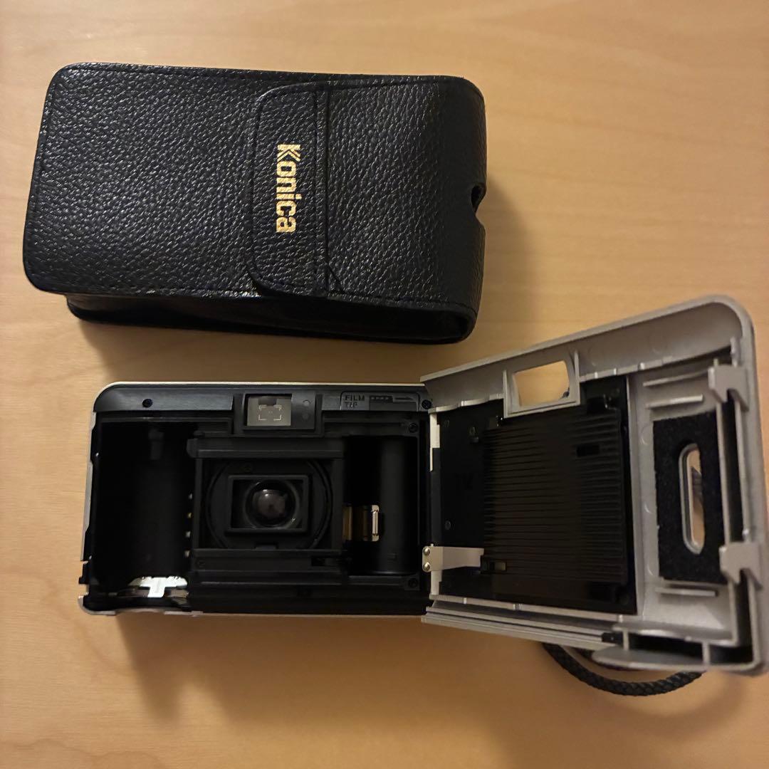 【完動品 美品】Konica BiG mini Rhodium 純正ケース