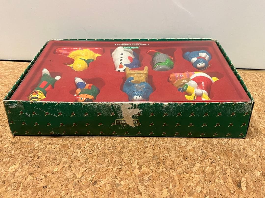 セサミストリート クリスマスオーナメント 陶器