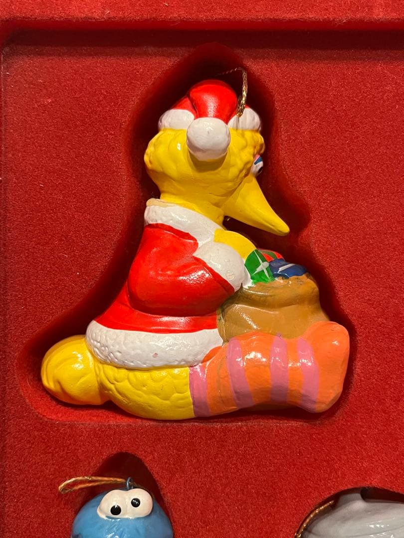 セサミストリート クリスマスオーナメント 陶器