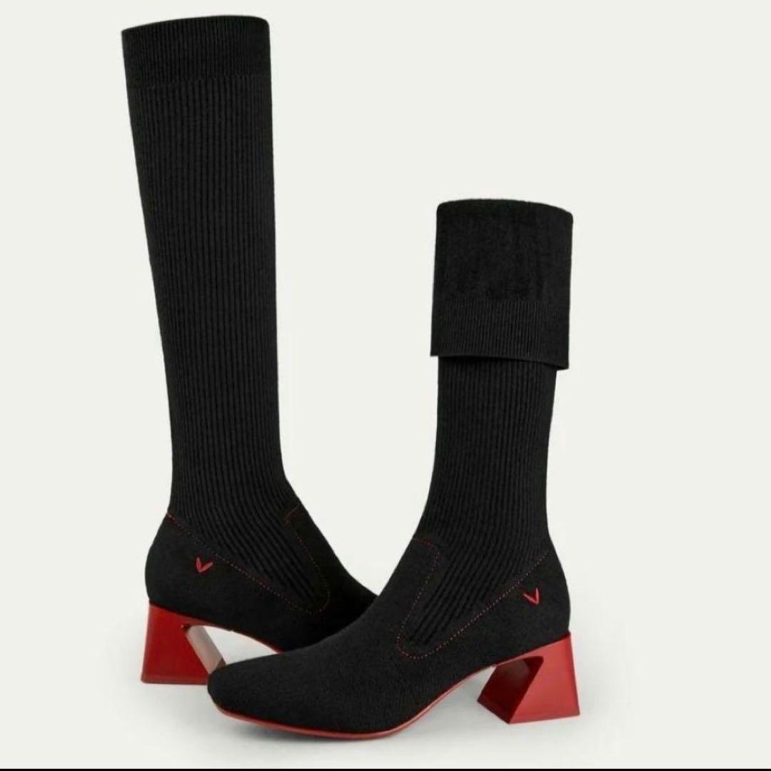 VIVAIA 撥水ブーツ スクエアトゥデザイン26