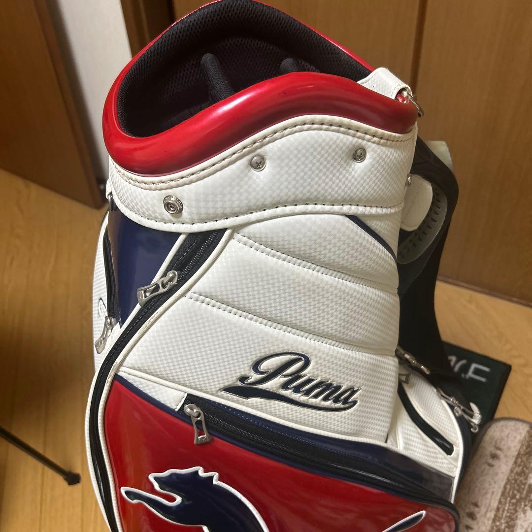 Puma キャディバッグ 赤 白