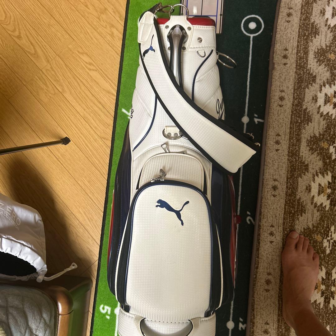 Puma キャディバッグ 赤 白