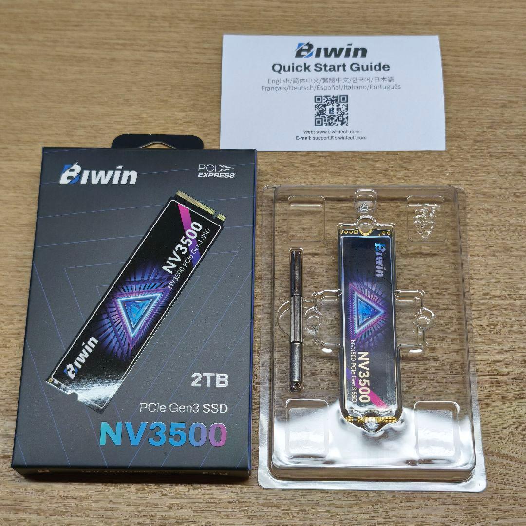 内蔵型SSD Biwin NV3500 2TB SSD
