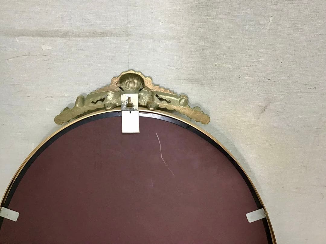 管255☆イタリア製☆アンティーク調☆クラシックミラー☆壁掛けミラー