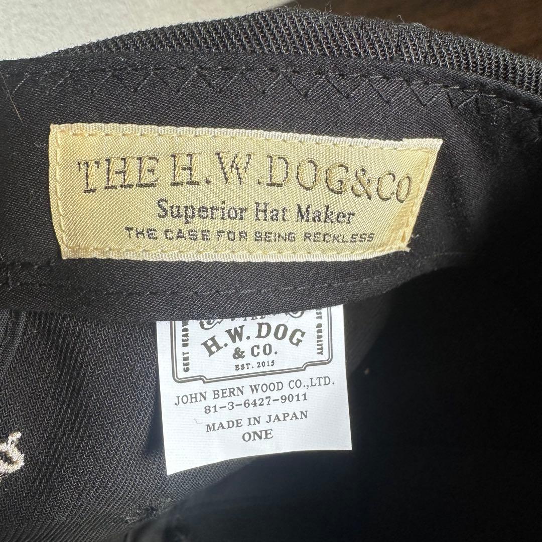 帽子 THE H.W. DOG&CO. BALL CAP Black