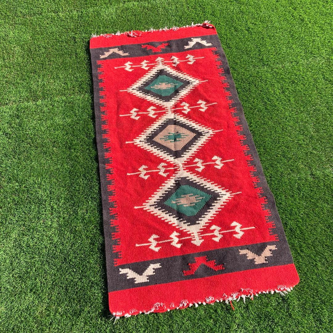 キリム　オールドキリム　トライバルラグ　 66×138cm