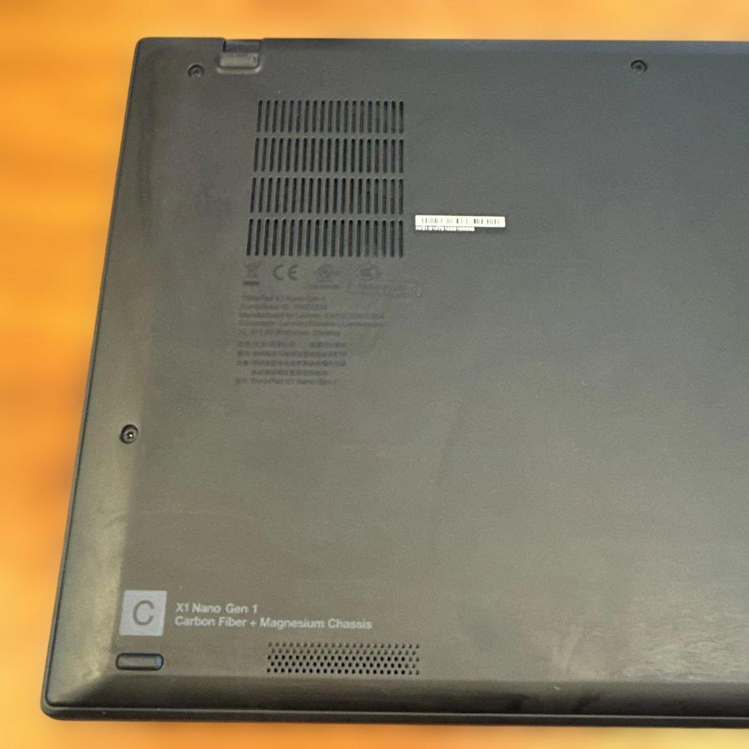 Windowsノート本体 Lenovo ThinkPad X1 Nano Gen 1 win11 Pro