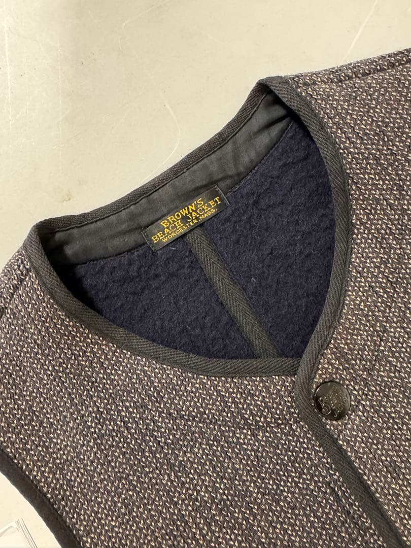 こ*う様 Brown's Beach Jacket ベスト サイズ38 ロストヒ