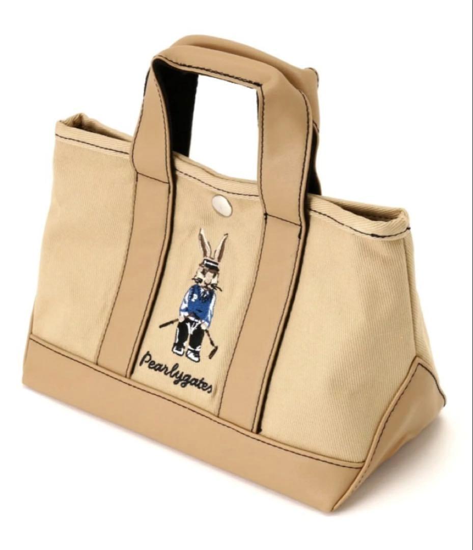 新品 PEARLY GATES カートバッグ ラビットカートBAG ベージュ