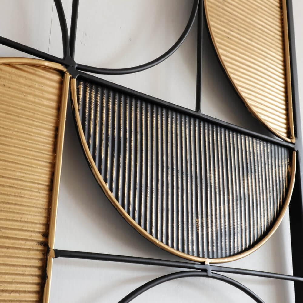 壁飾り レトロ モダン 半円柄