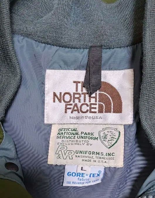 80s 古着 茶タグ THE NORTH FACE　 GORE-TEX
