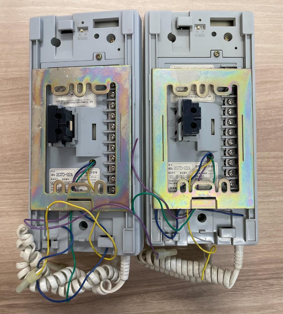 VEG-2GTD-22A★2台　子機★２台　インターホン