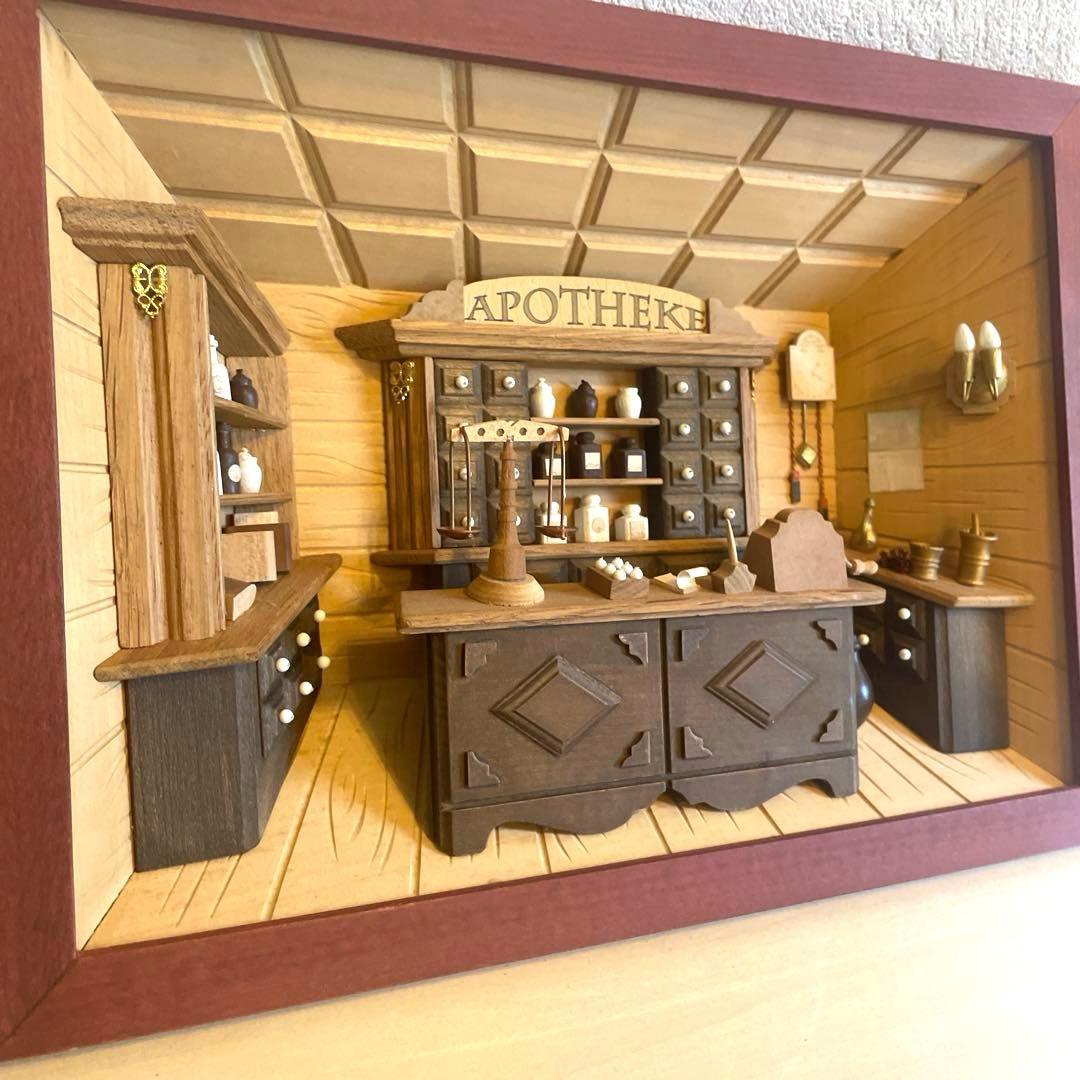 ドイツ　薬局のミニチュアモデル APOTHEKE ドイツリンデ社製