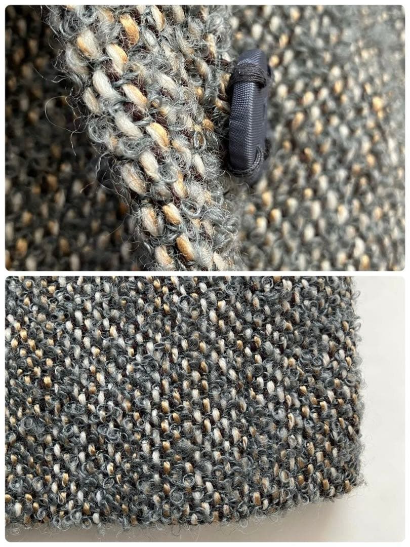 CLANE クラネ　MIX LOOP TWEED BOX COAT ツイード