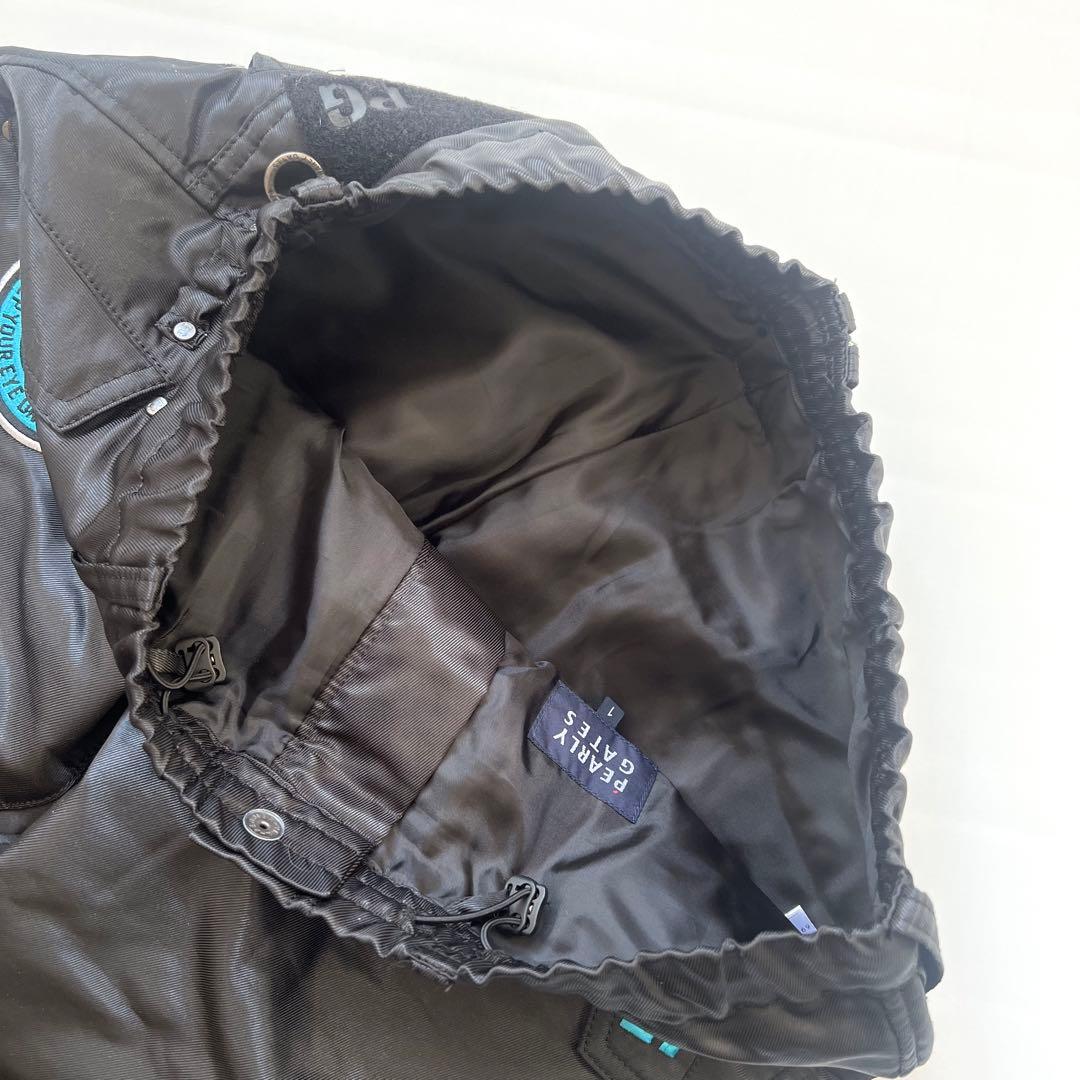 Pearly gates パーリーゲイツ　ワッペン　中綿　パンツ　ナイロン　M