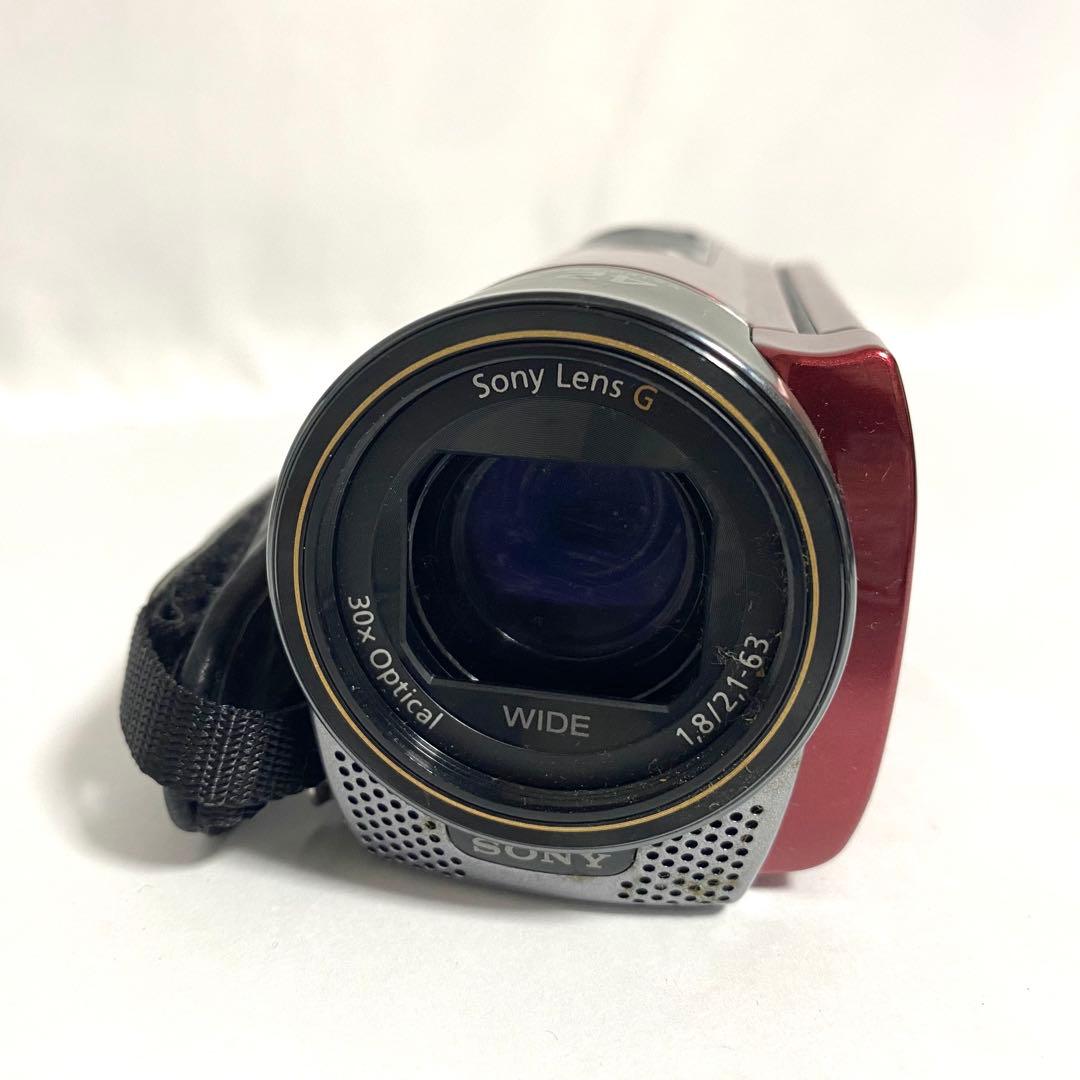 SONY HDC-CX180 ビデオカメラ レッド 本体 ケース付き