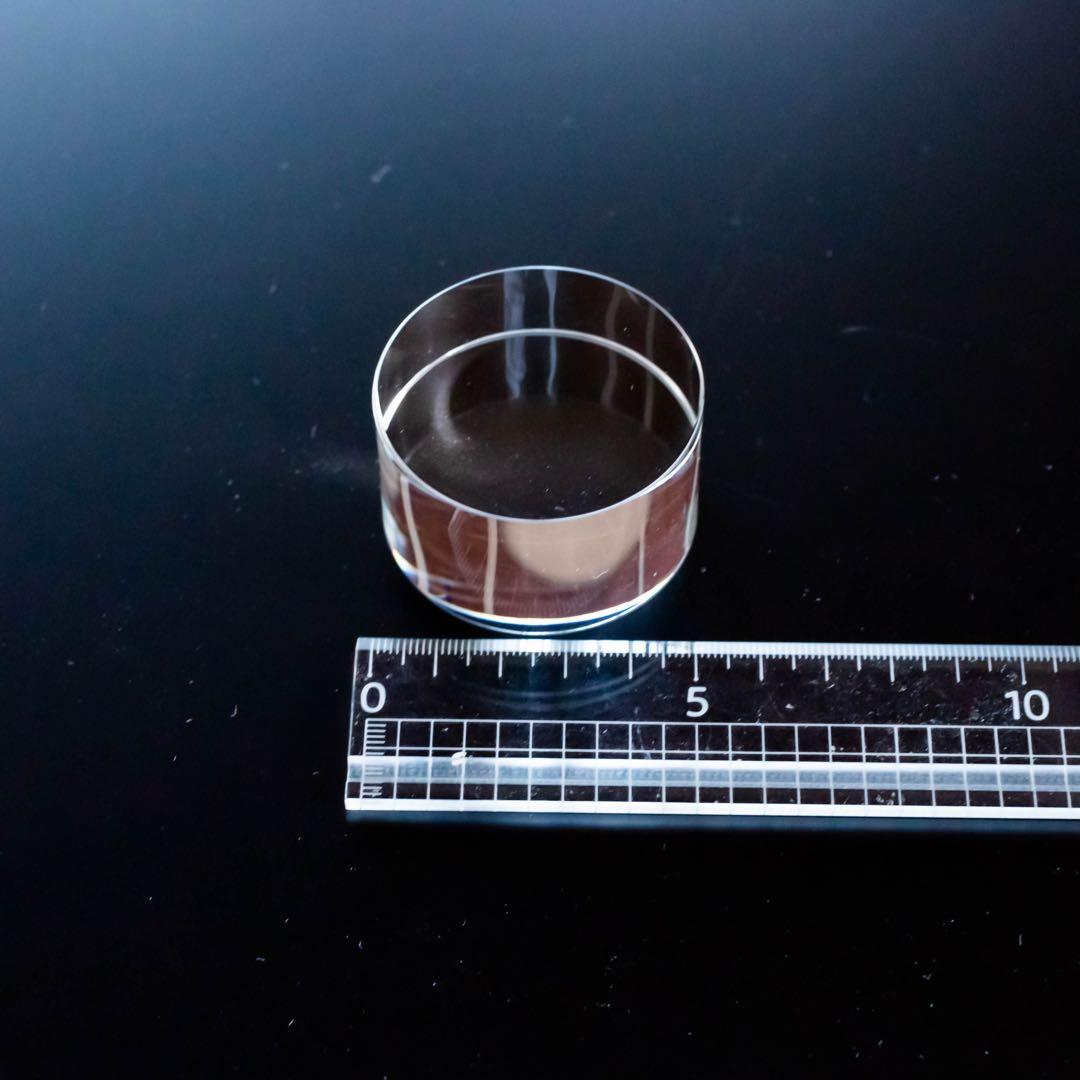 【A】K9クリスタル 人工水晶インシュレーター 大型 φ50×30mm 4個