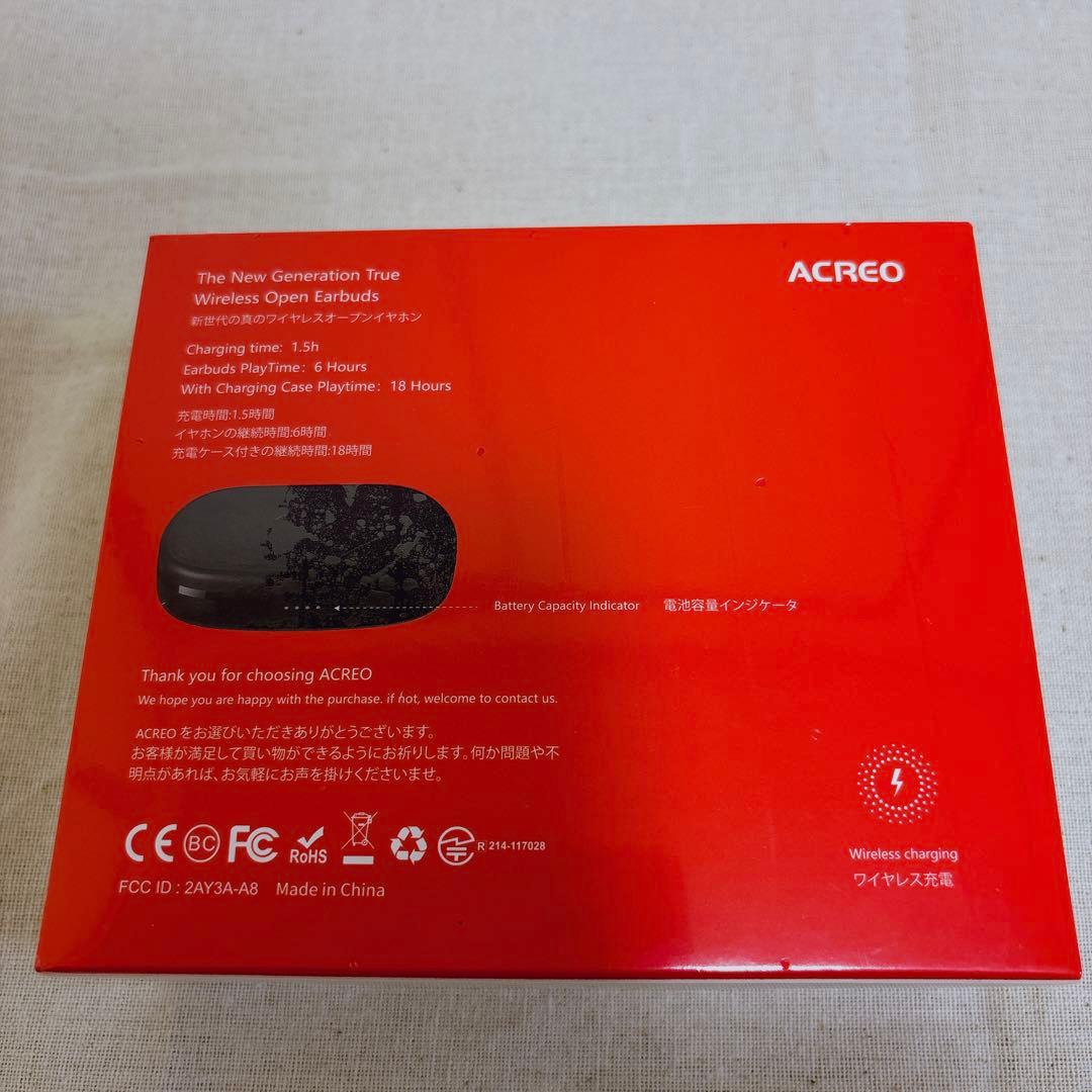 ☆ワイヤレスイヤホン | ACREO OpenBuds| マイク付きイヤホン
