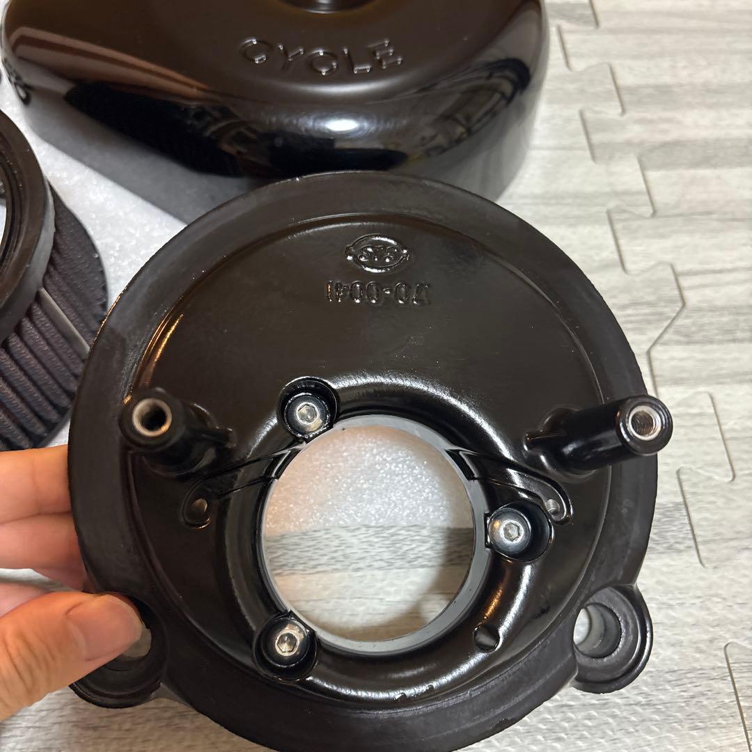 S&S Cycle エアクリーナー ブラック