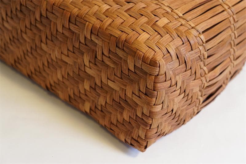 山葡萄 籠 かごバッグ カゴ 網代編み 中布と内ポケット付き　匠の技 手編み