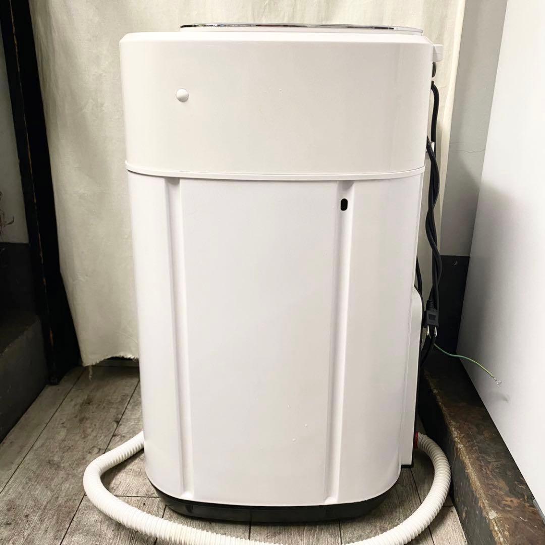 極省スペースや洗いわけにも！小さくても本格的でツカエル！全自動洗濯機3.8kg