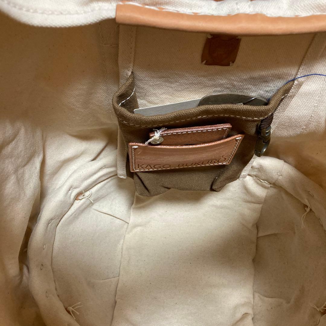 エバゴス ebagos 帆布　かごバック　オールシーズン