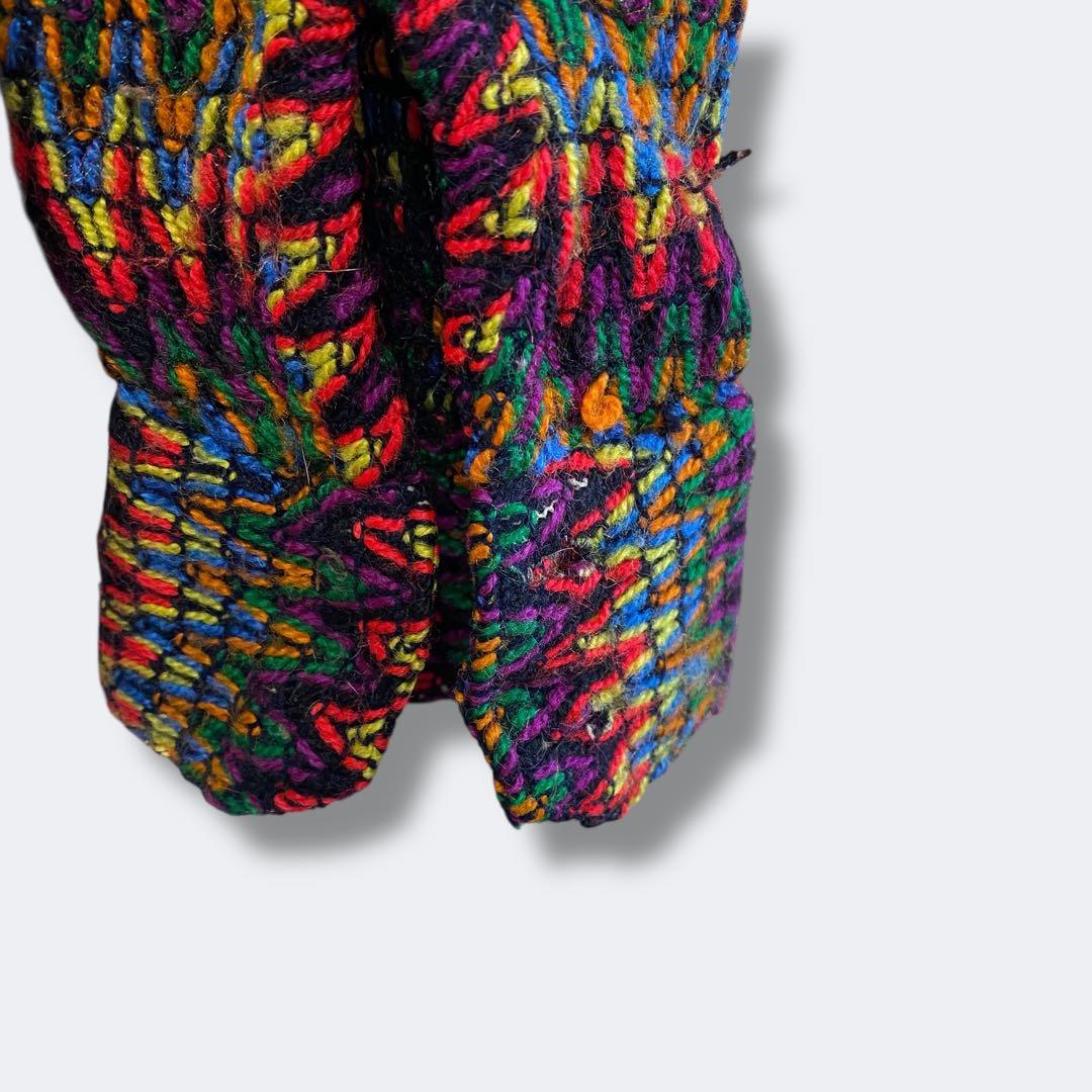 3点¥10,000 ビンテージ 古着 卸 レトロ 80's ウール柄シャツ