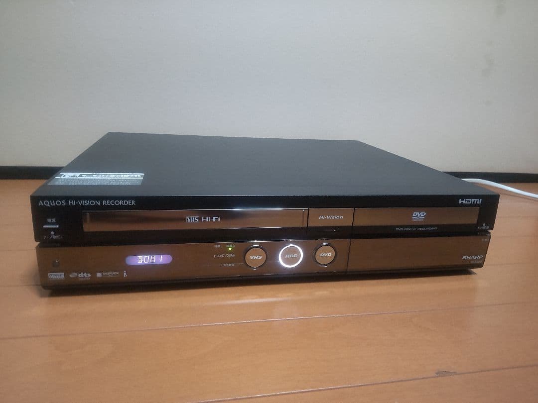 シャープ　AQUOS　DV―ACV52 250GB→320GB プチメンテ済み