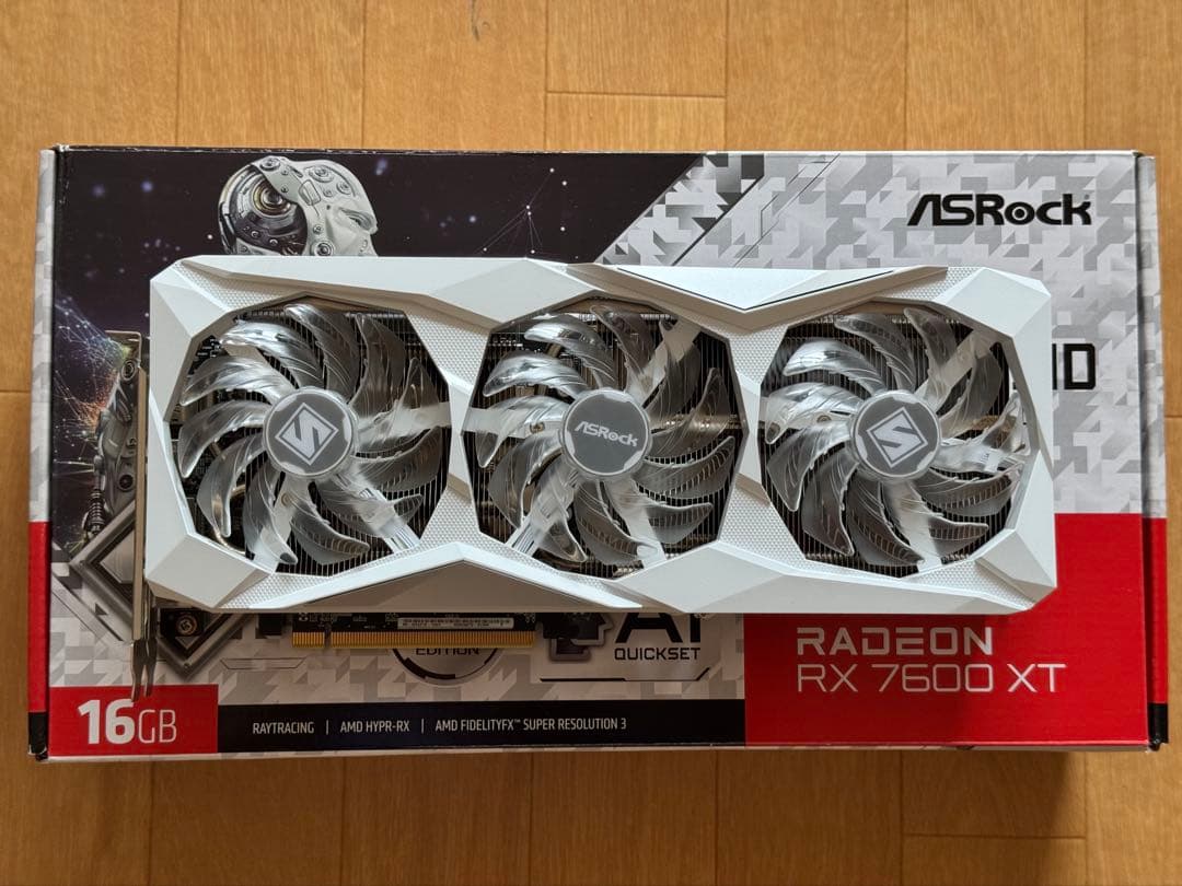 グラフィックボード・グラボ・ビデオカード Radeon RX 7600 XT STEEL LEGEND 16GB OC