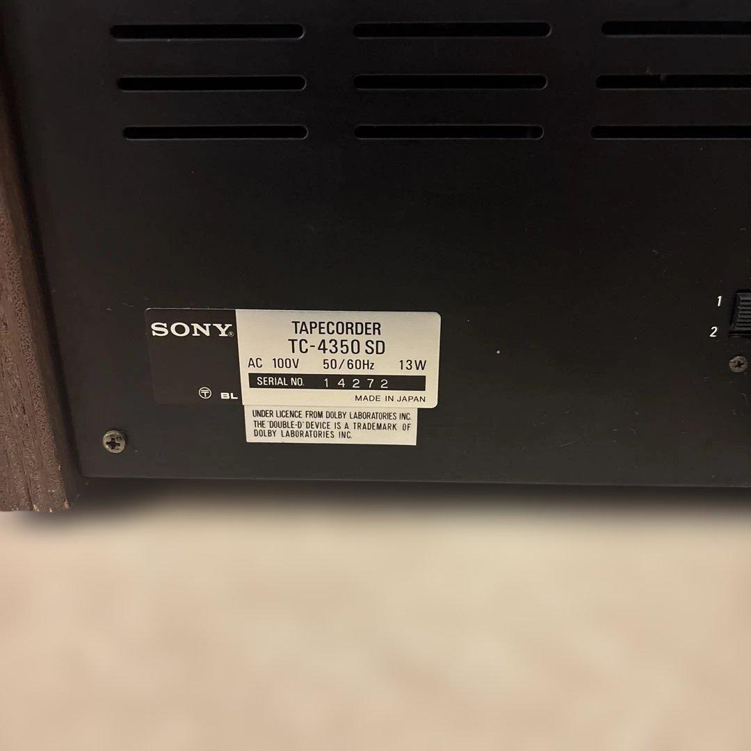 ラジオ・コンポ SONY TC-4350SD STEREO CASSETTE DECK