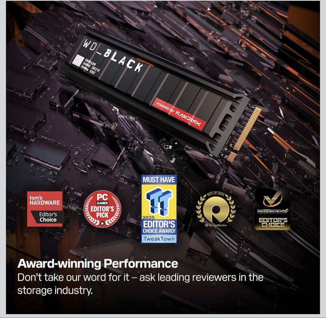 内蔵型SSD Sandisk WD_BLACK SN8100 8TB SSD