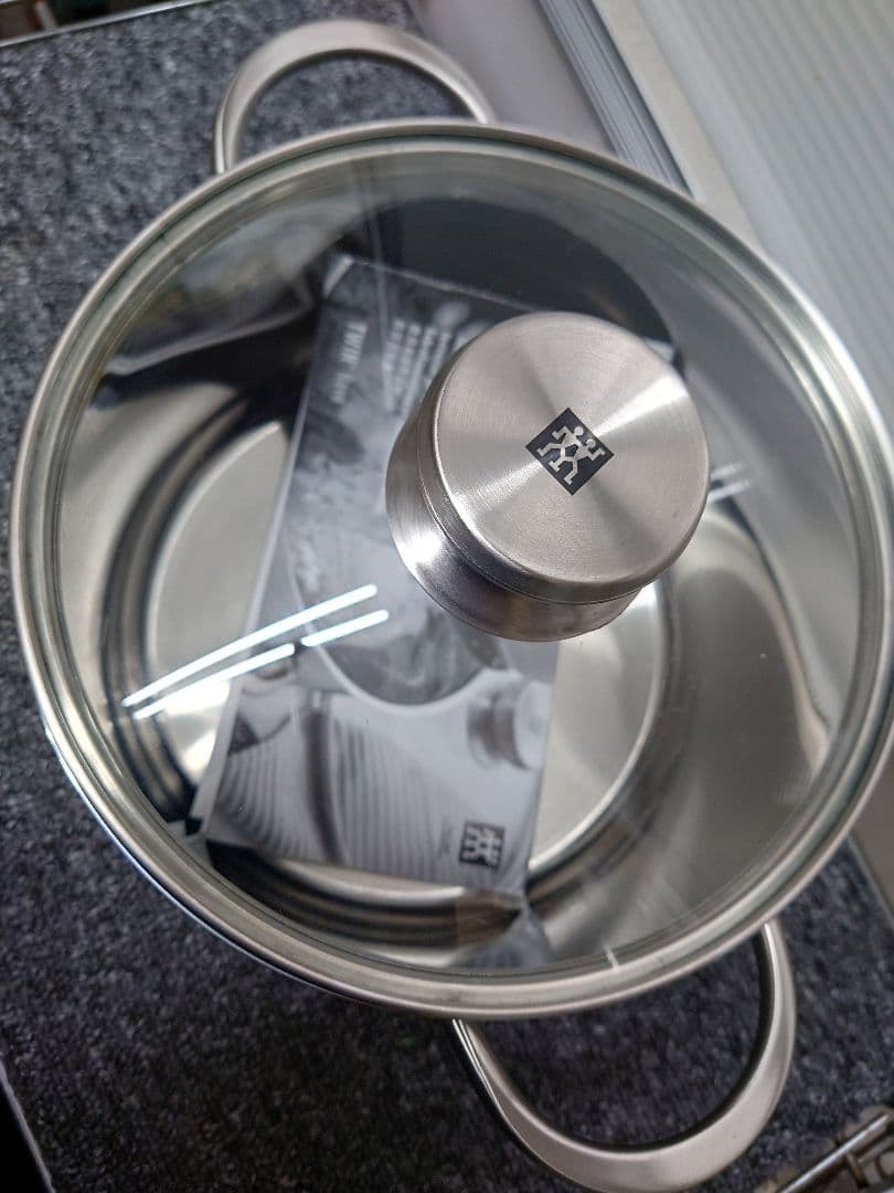 【新品未使用】ツヴェリング ストックポット 24cm 6L 蓋付き IH対応