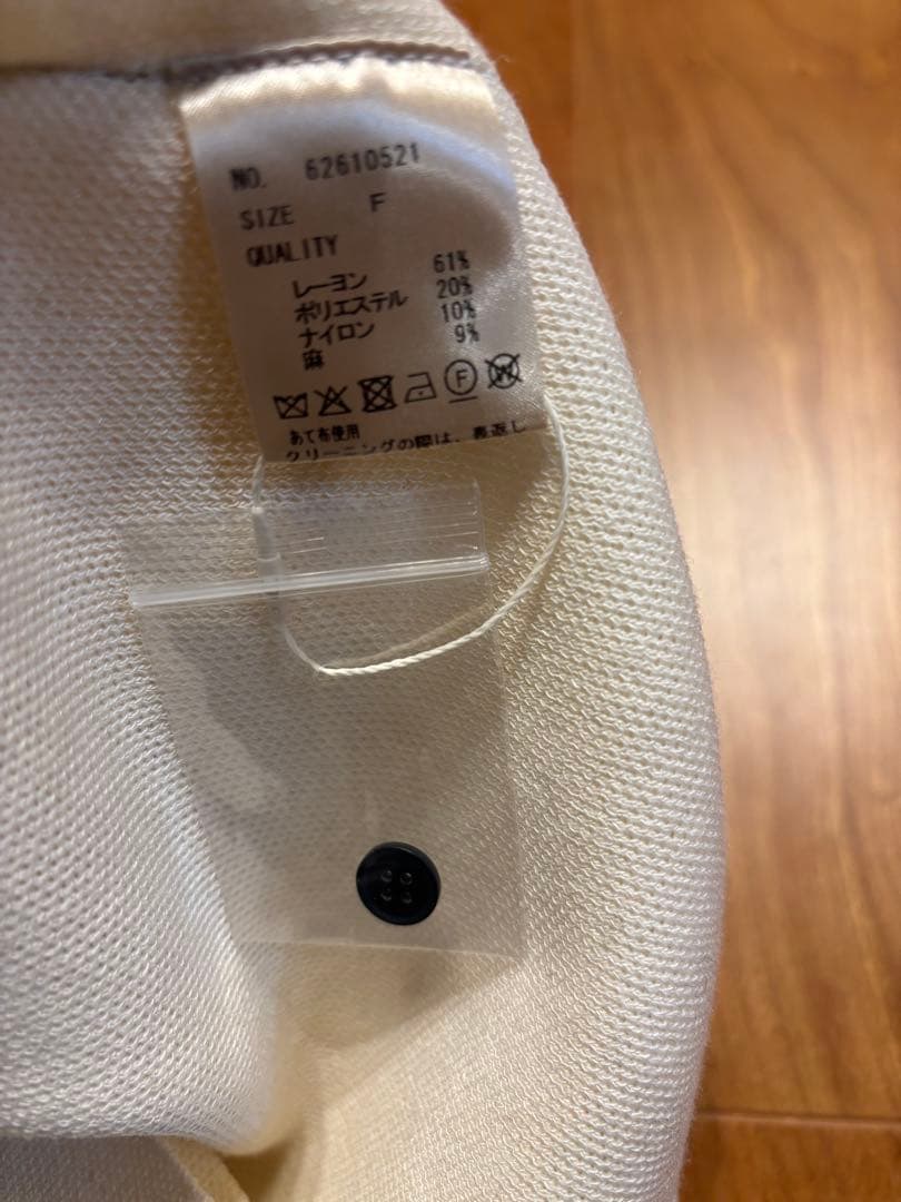 anuke アンヌーク　Linking Knit Shirts アイボリー